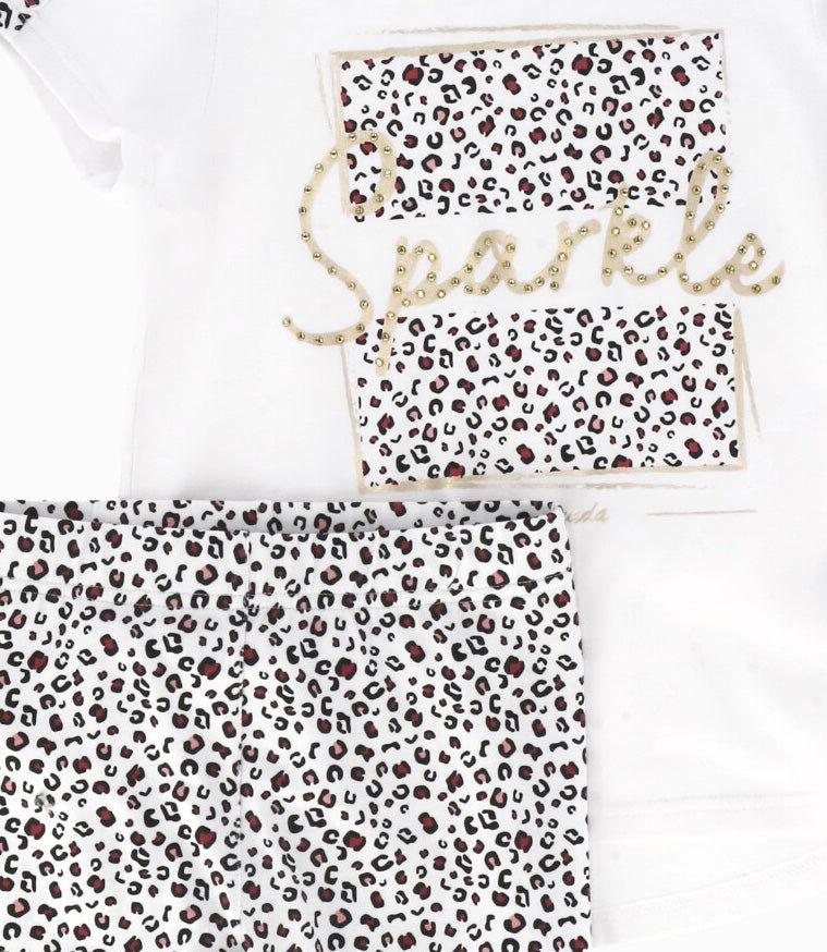 Conjunto niña sparkle blanco Limonada-3