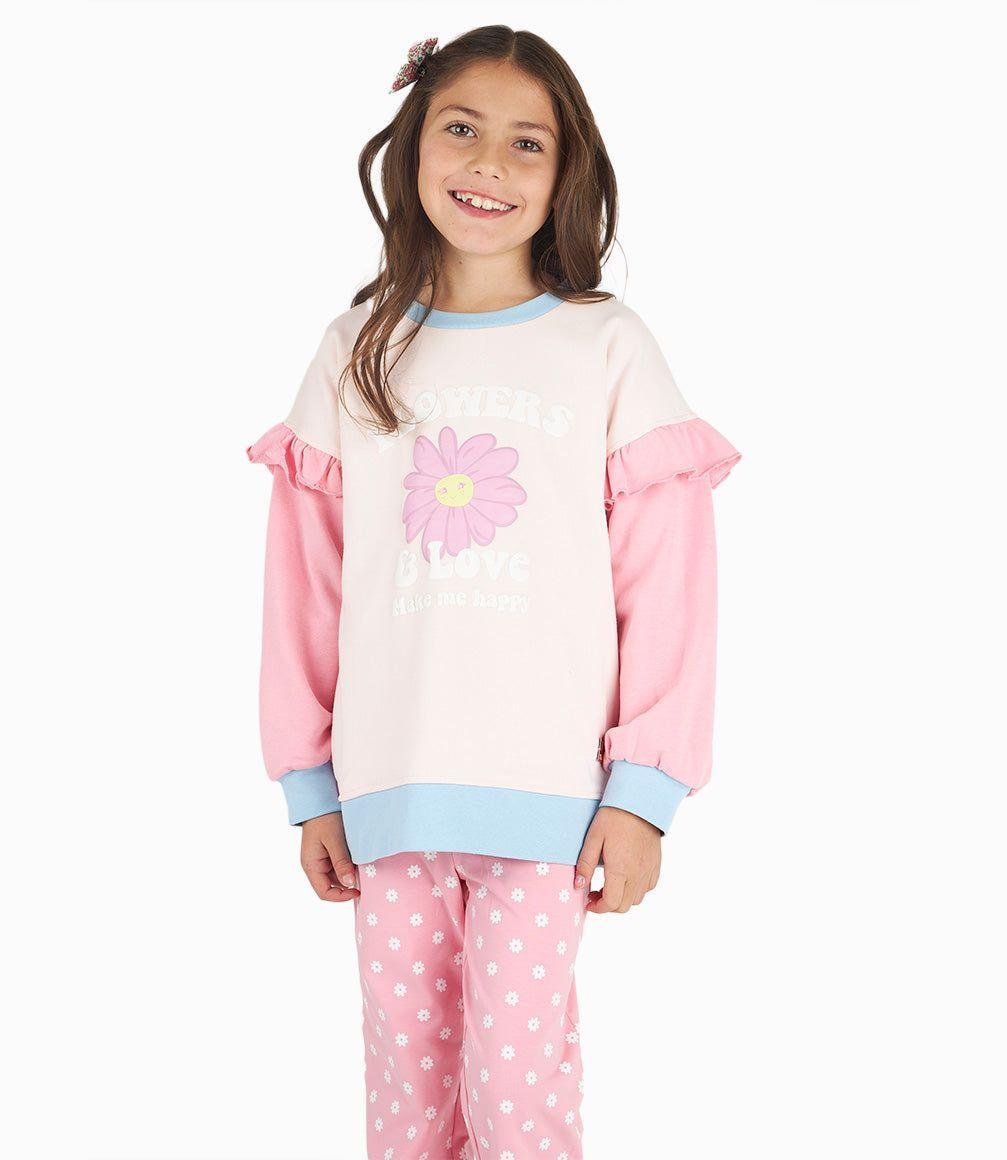 Conjunto Niña Estampado Rosado 4 Kids-1