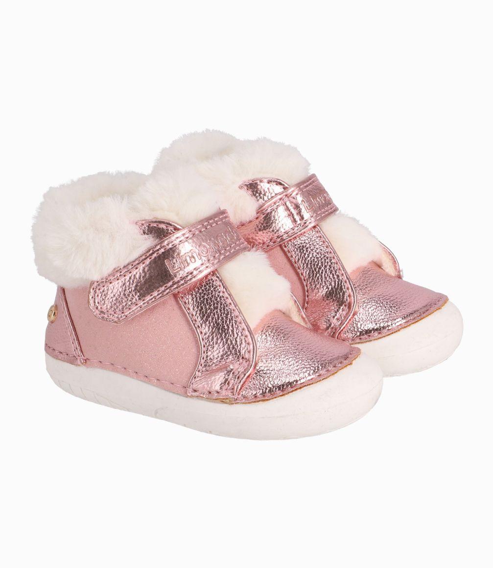 Botín Recién Nacida Casual Limonada Rosado-0