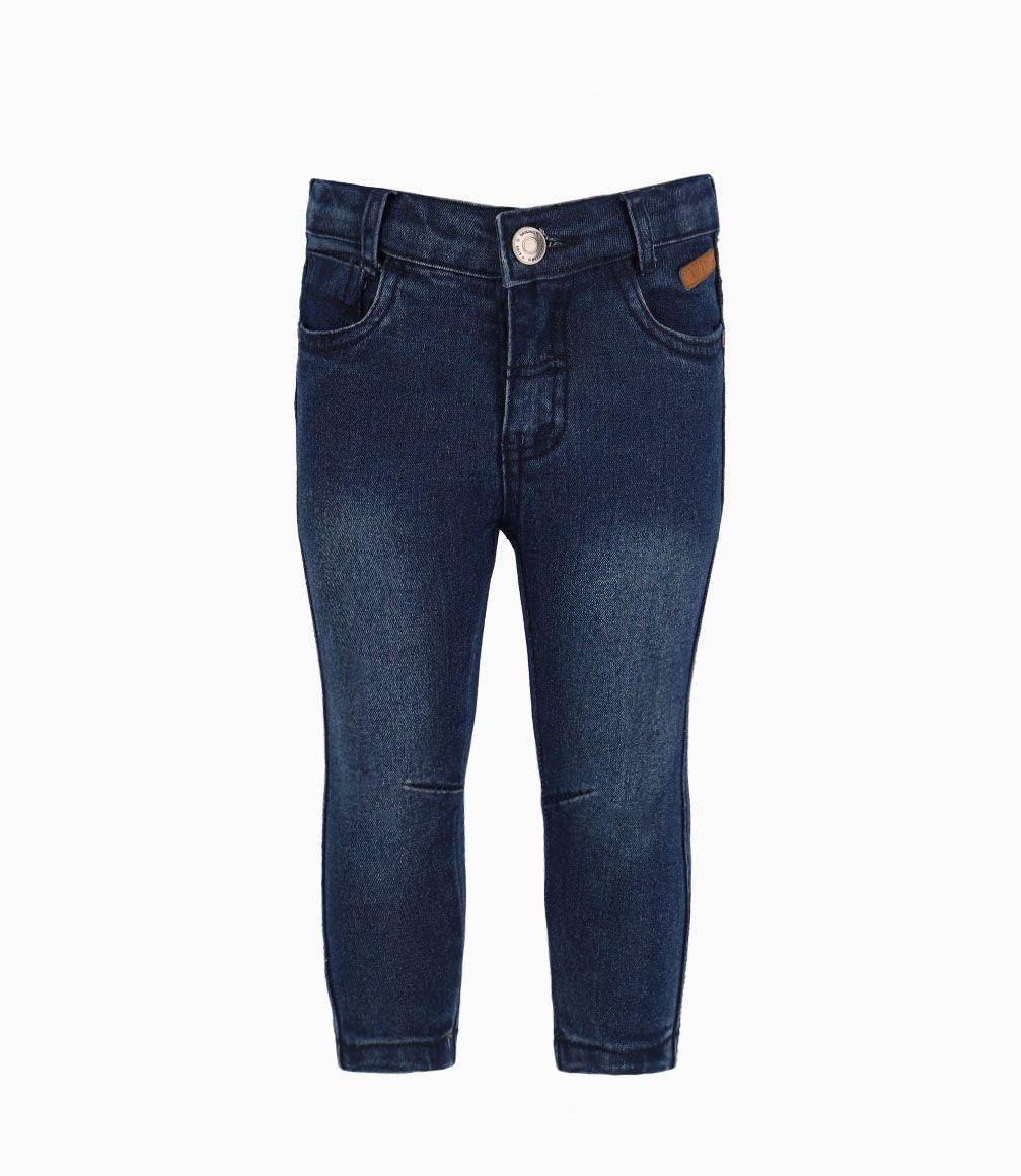 Jeans Básico Bebé Niño Algodón Denim Azul 4 Kids-0