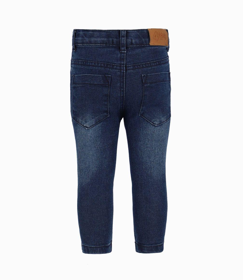 Jeans Básico Bebé Niño Algodón Denim Azul 4 Kids-1