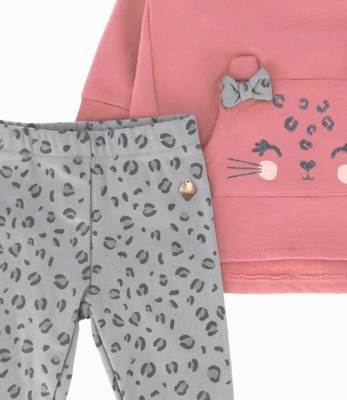 Conjunto bebés cheeta coral 4 Kids-3