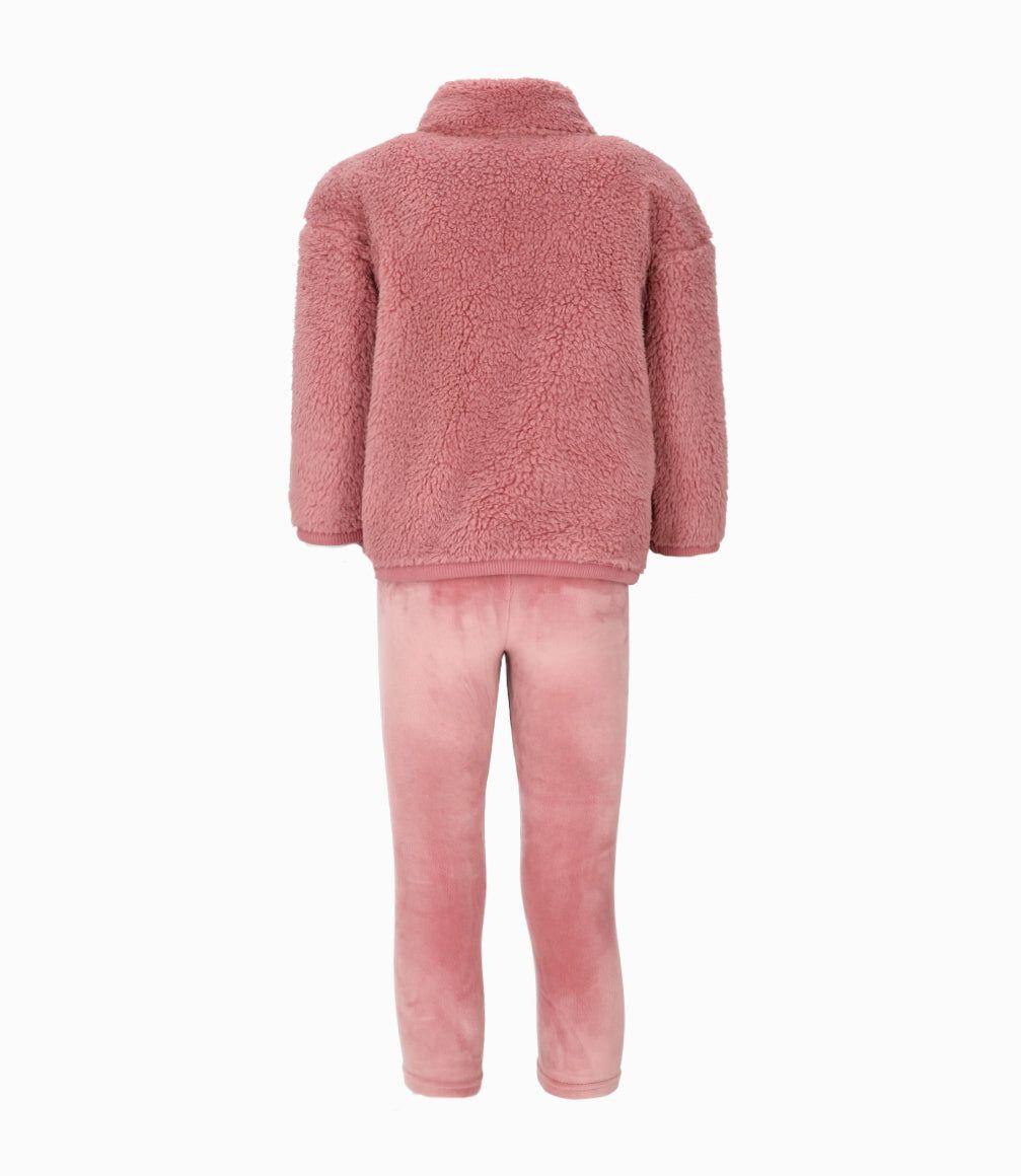 Conjunto niña de polar y calzas coral Limonada-1