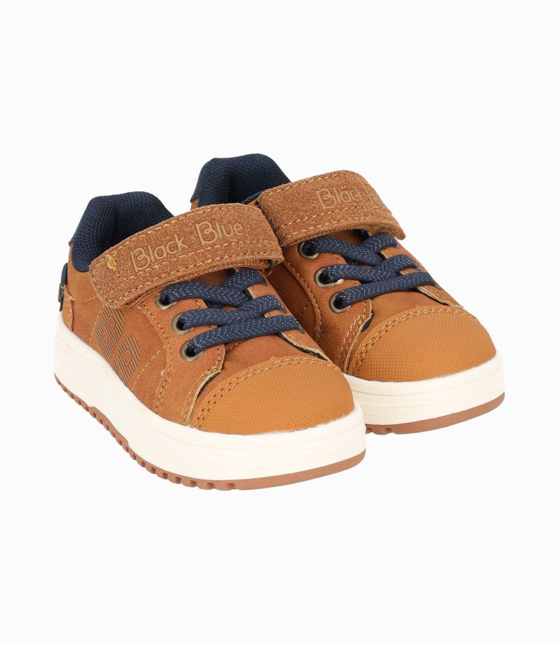 Zapato bebés 89 camel Black and Blue-0