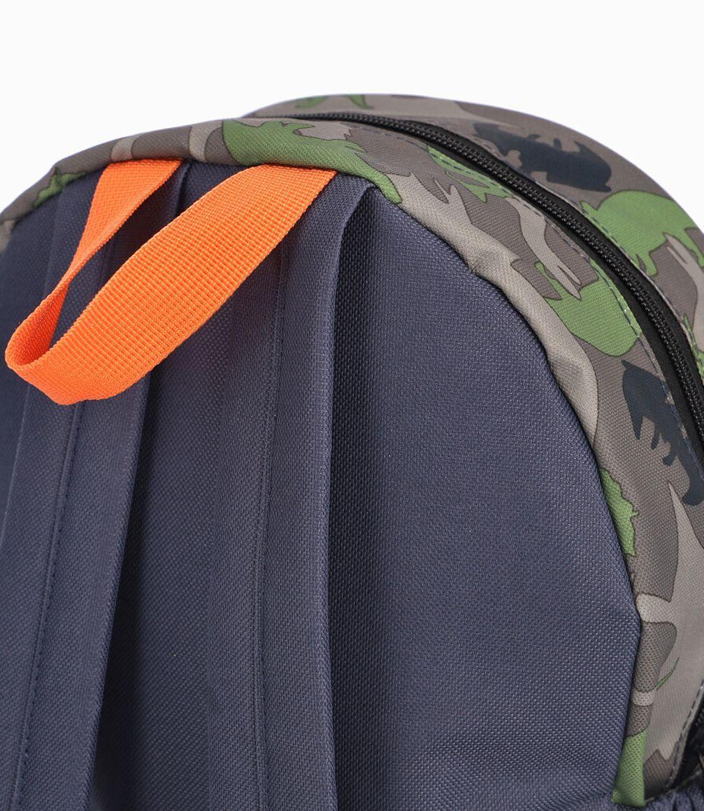 Mochila Estampado Militar Niño Azul Piedra Black and Blue-2