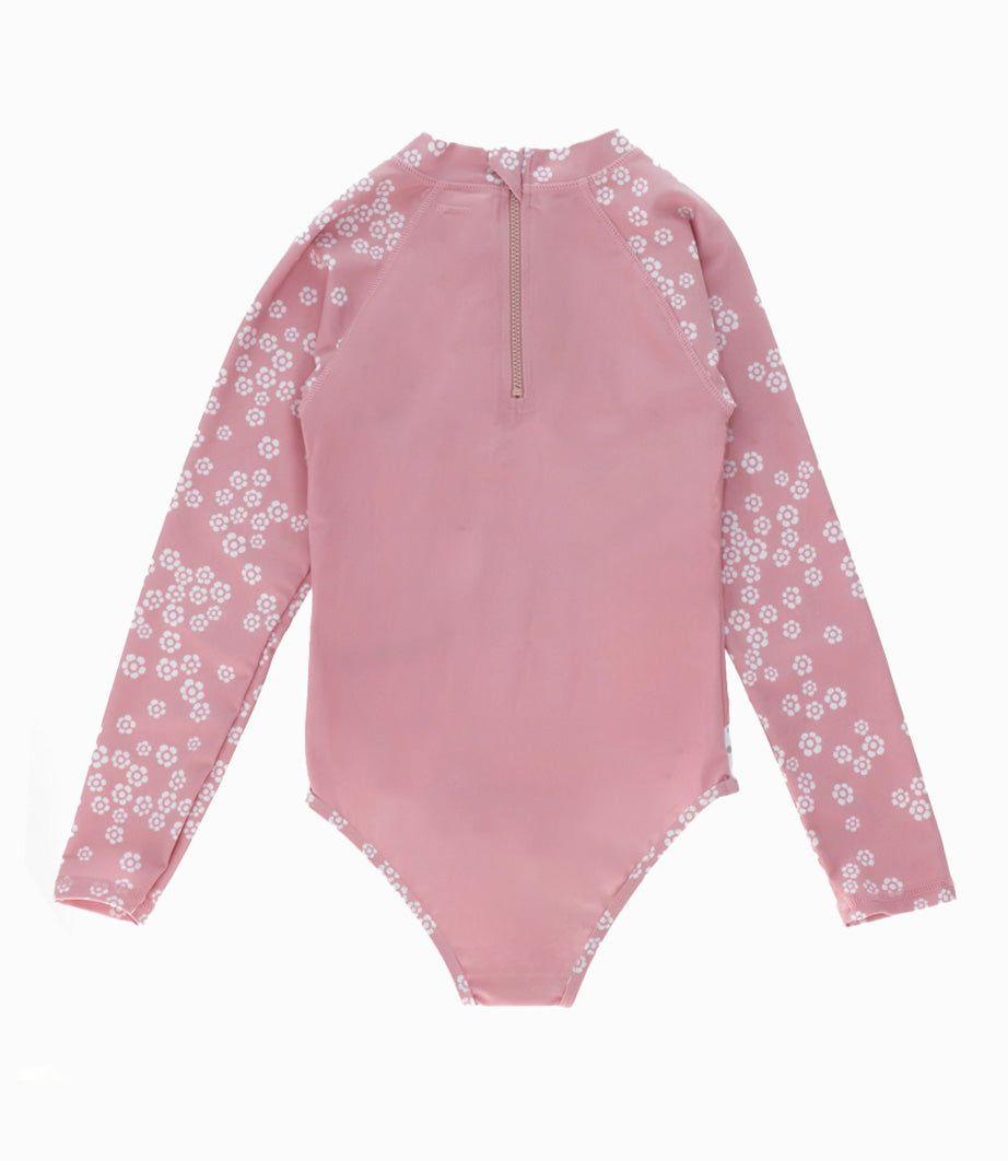 Traje de baño niña con osito rosado Limonada-1