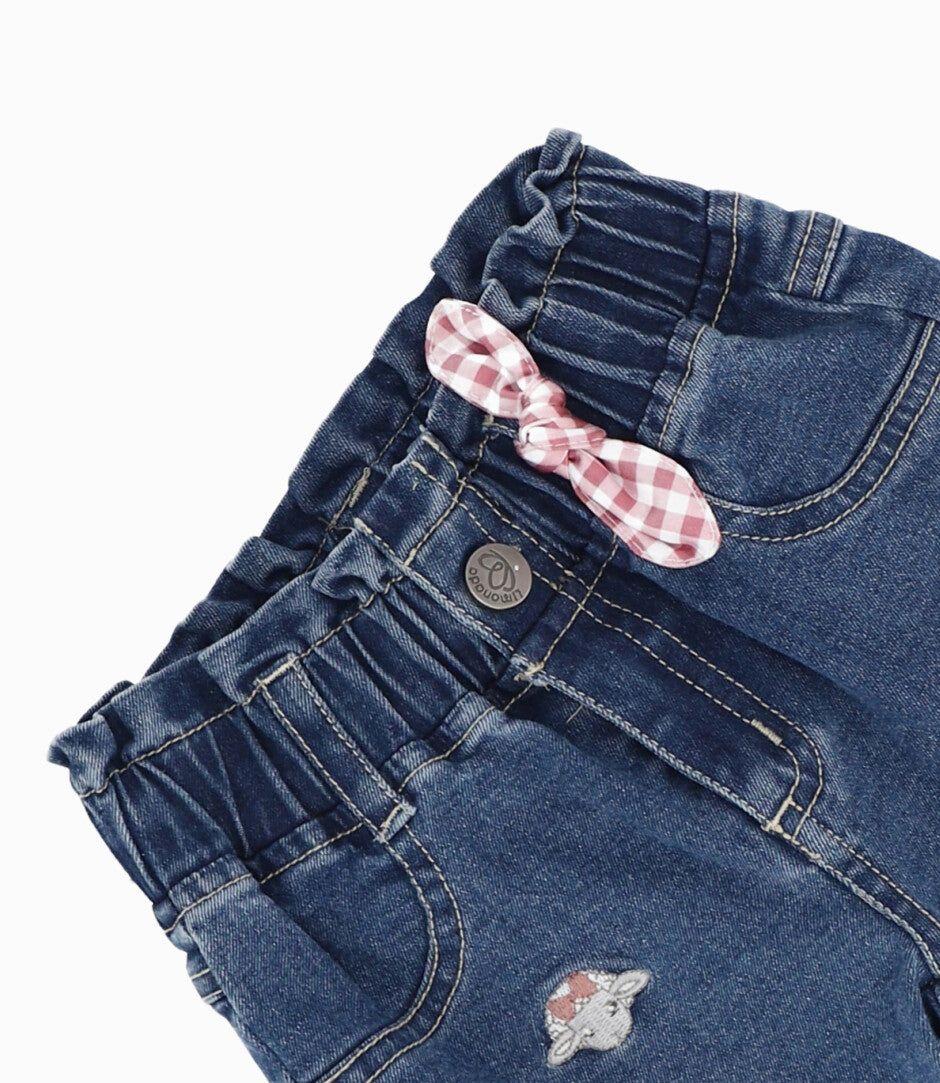 Jeans bebés con ovejas azul marino Limonada-2