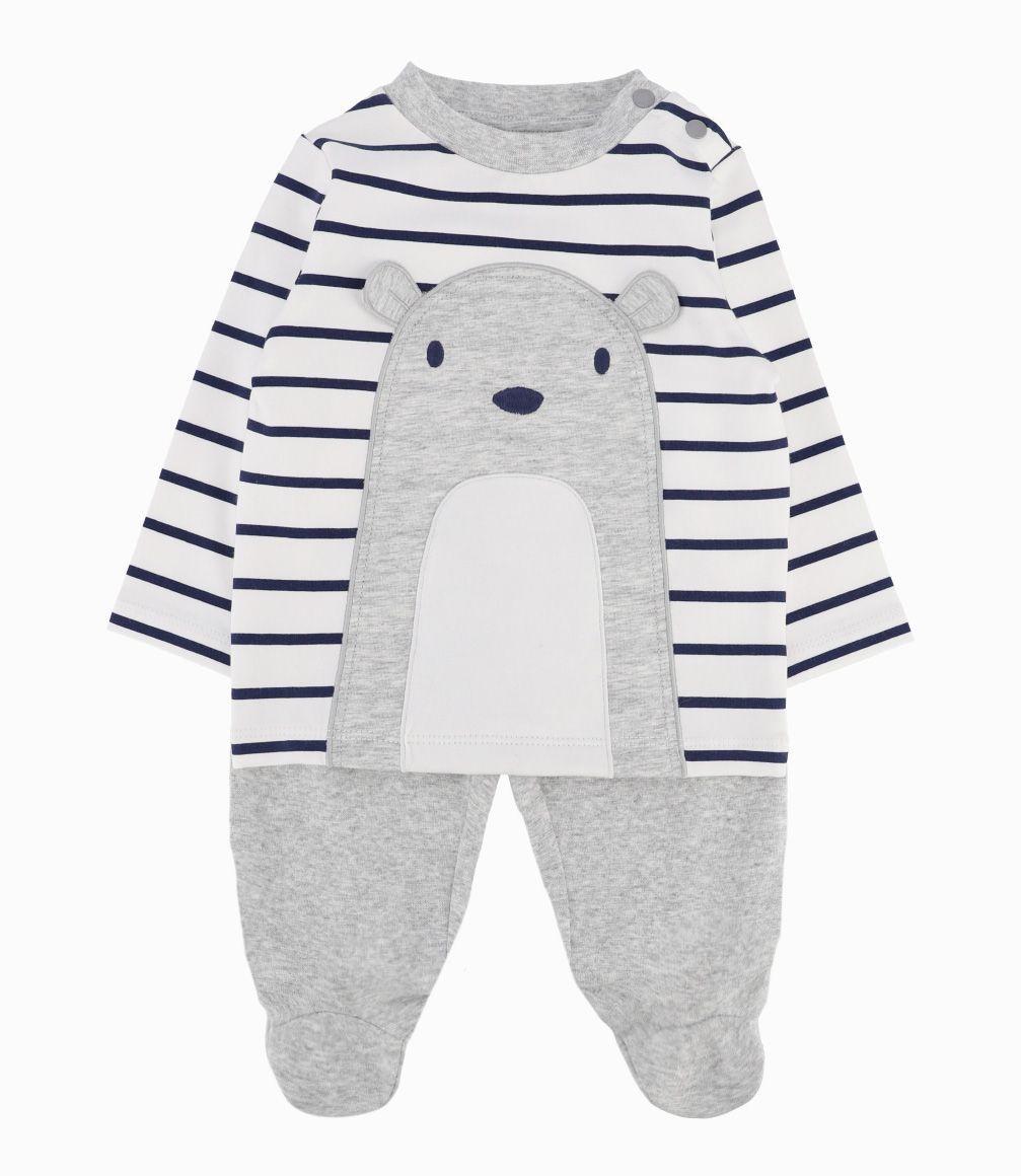 Conjunto Recién Nacido Básico Gris 4 Kids-0