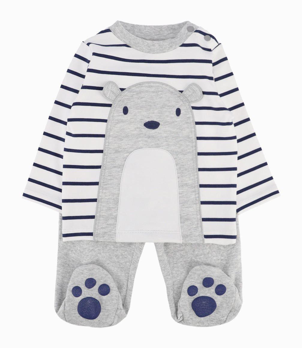 Conjunto Recién Nacido Básico Gris 4 Kids-6