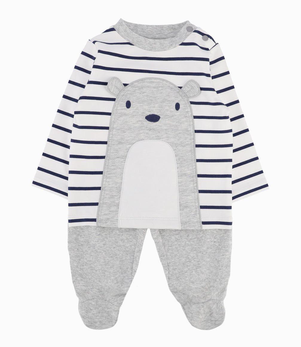 Conjunto Recién Nacido Básico Gris 4 Kids-5