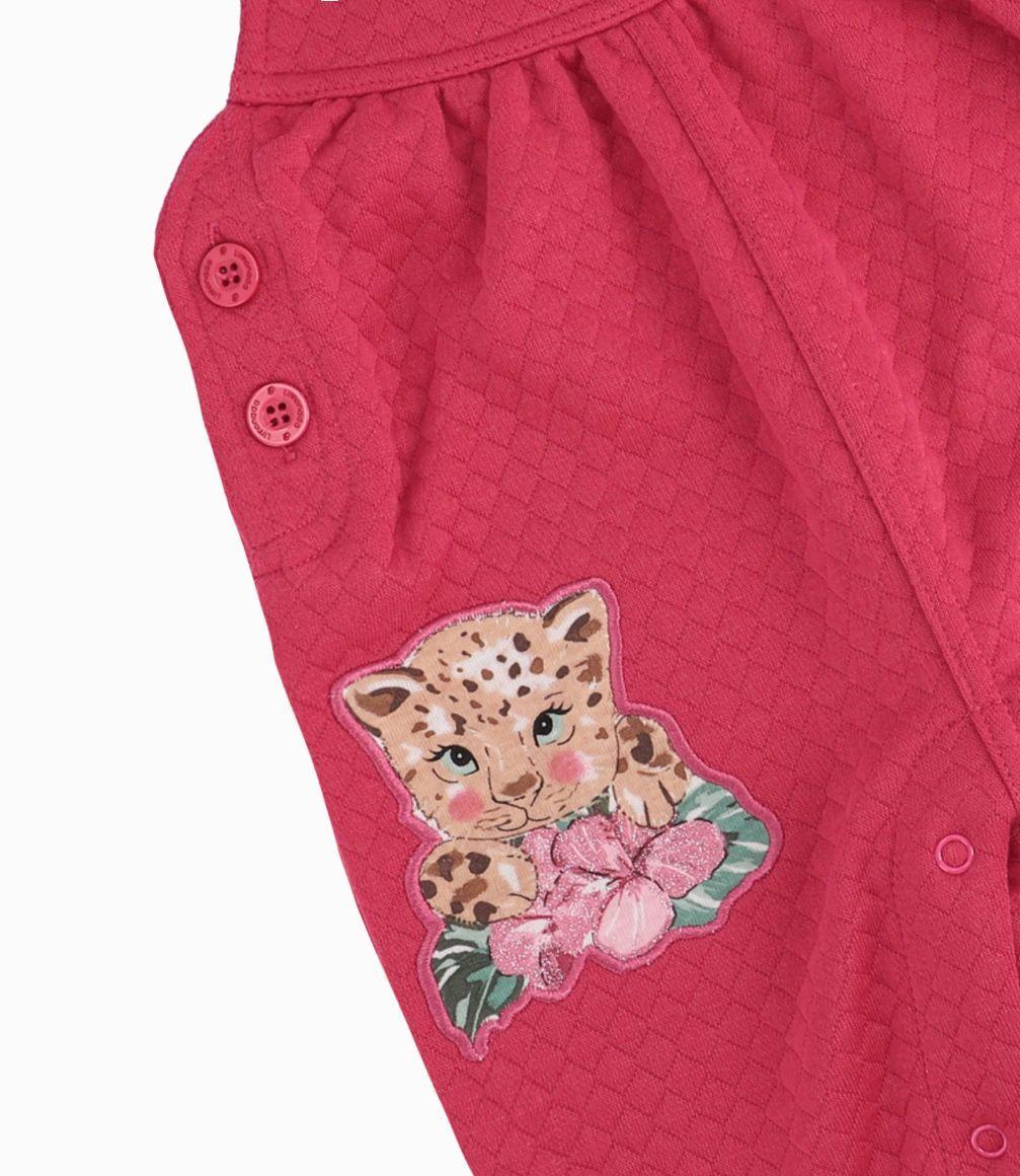 Jardinera Recién Nacida Polera Y Jardinera Limonada Frutilla-1