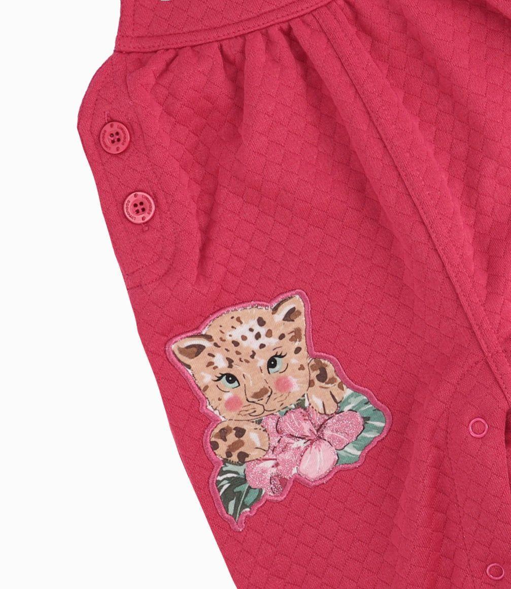 Jardinera Recién Nacida Polera Y Jardinera Limonada Frutilla-6