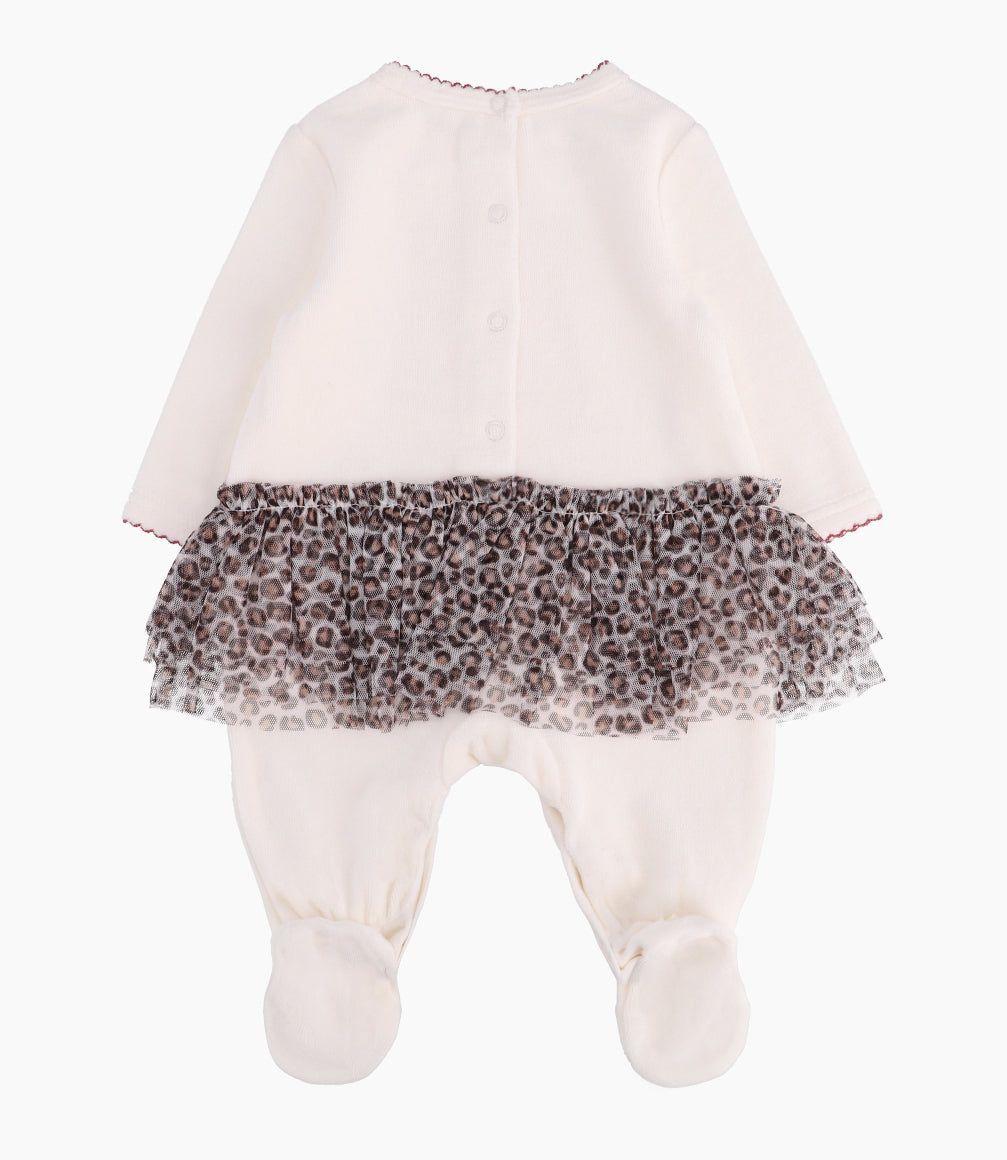 Enterito Recién Nacida Vuelos Animal Print Limonada Crudo-4