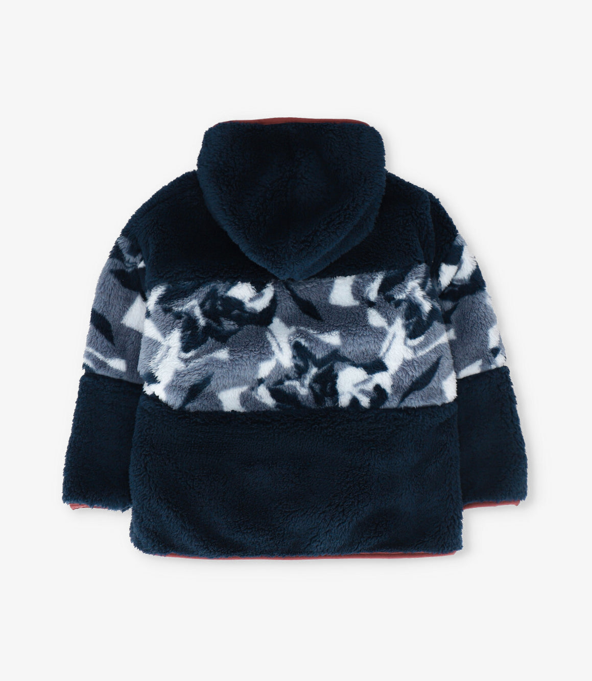 Polerón niño polar azul marino Black and blue-2