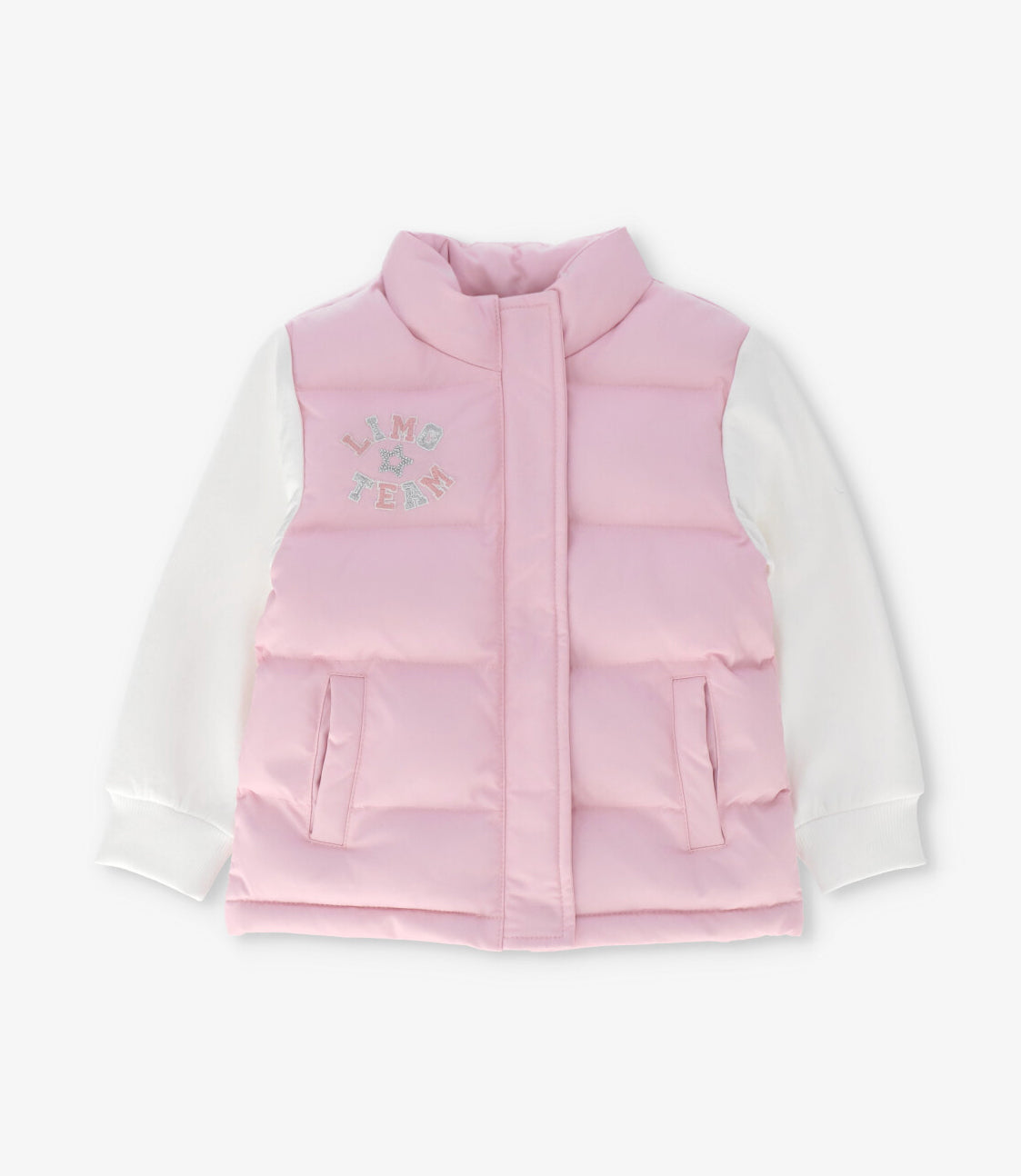 Parka niña acolchada rosado Limonada-0