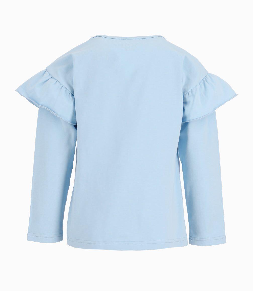Polera Niña Con Estampado Celeste 4 Kids-3