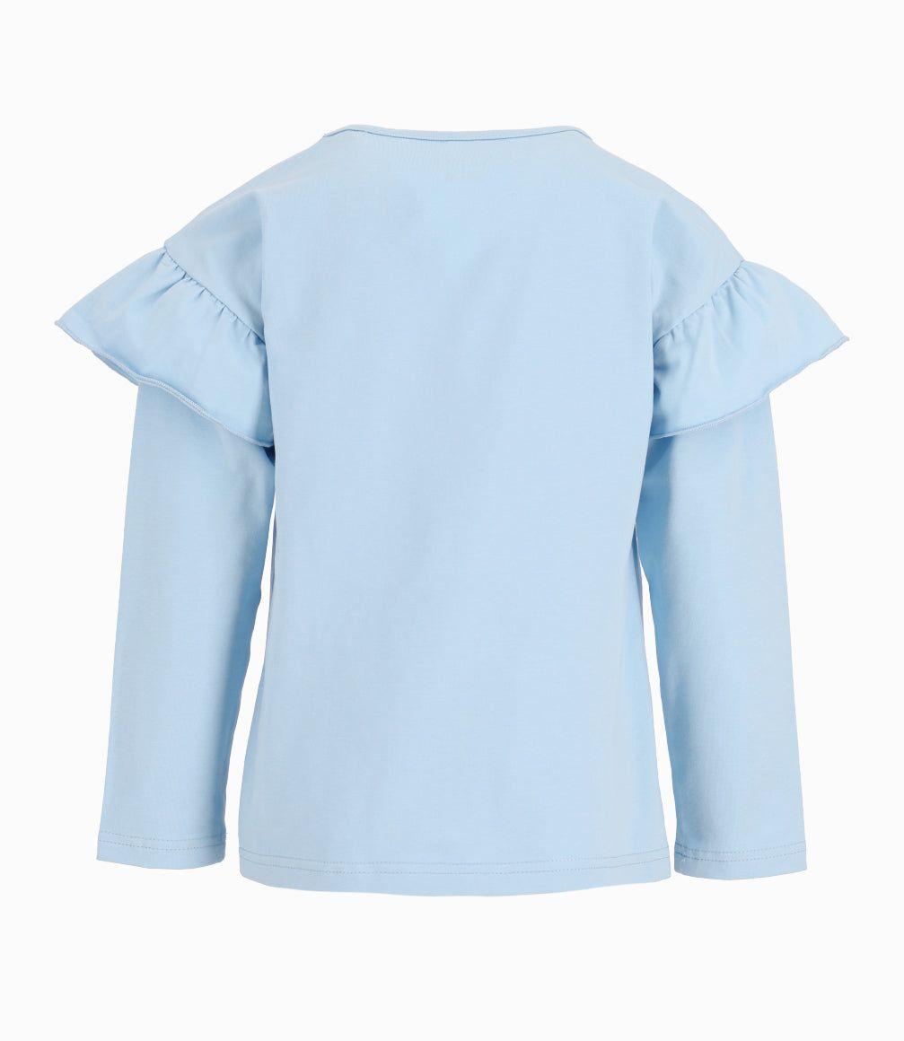 Polera Niña Con Estampado Celeste 4 Kids-11