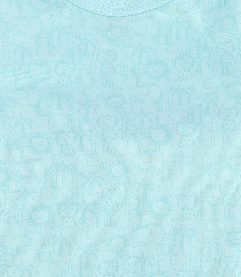 Conjunto Recién Nacido Con Animales Turquesa-6