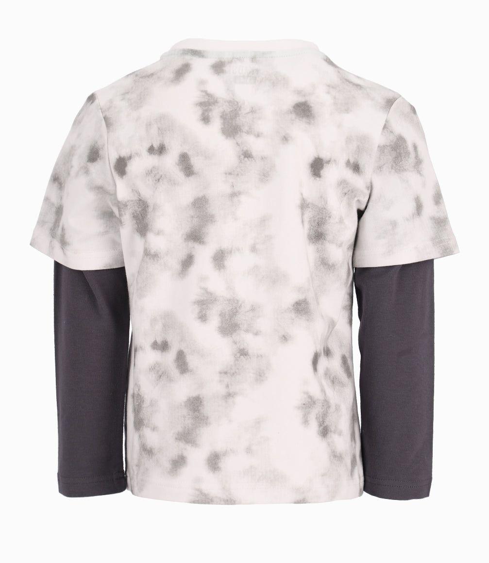 Polera Niño Con Estampado Gris 4 Kids-5