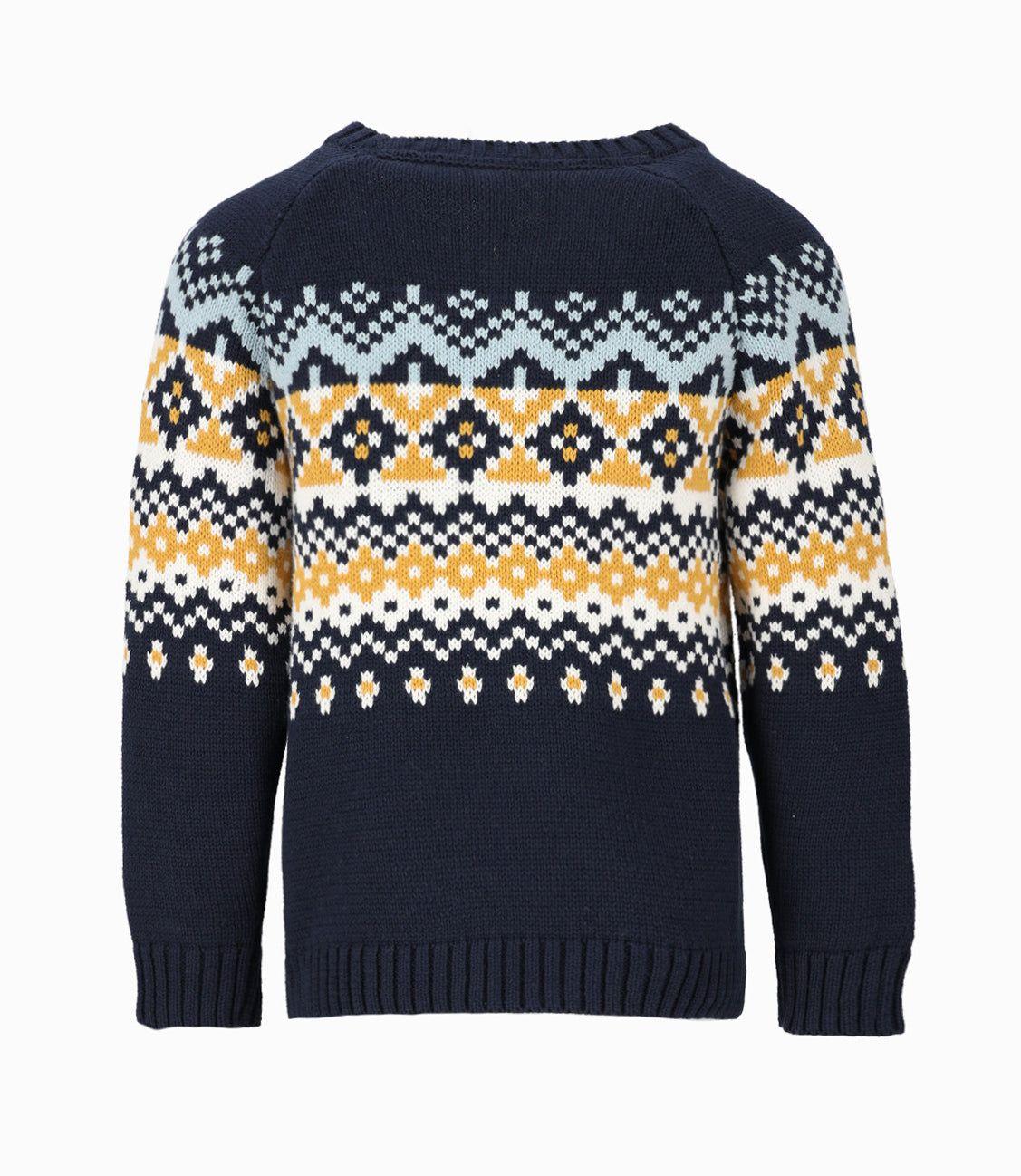 Chaleco niño con diseño azul marino Black and Blue-2