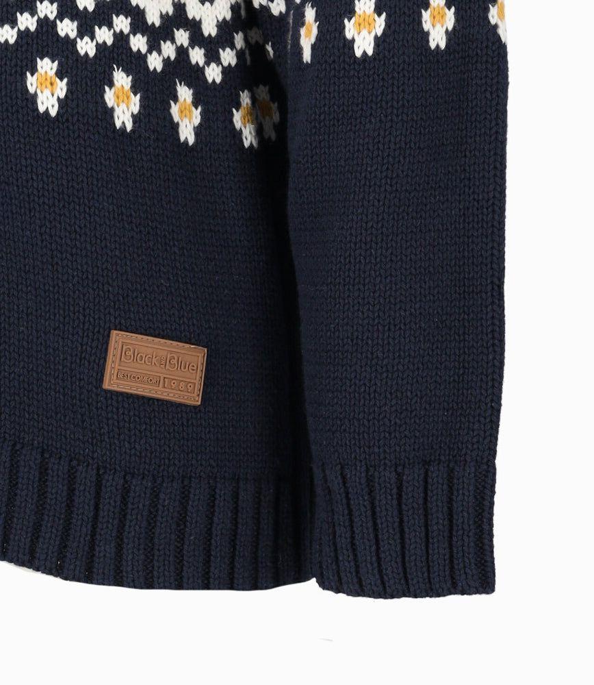 Chaleco niño con diseño azul marino Black and Blue-3