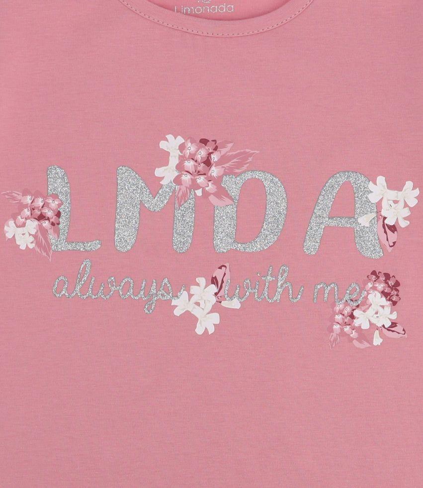 Polera Niña Con Flores Y Brillos-1