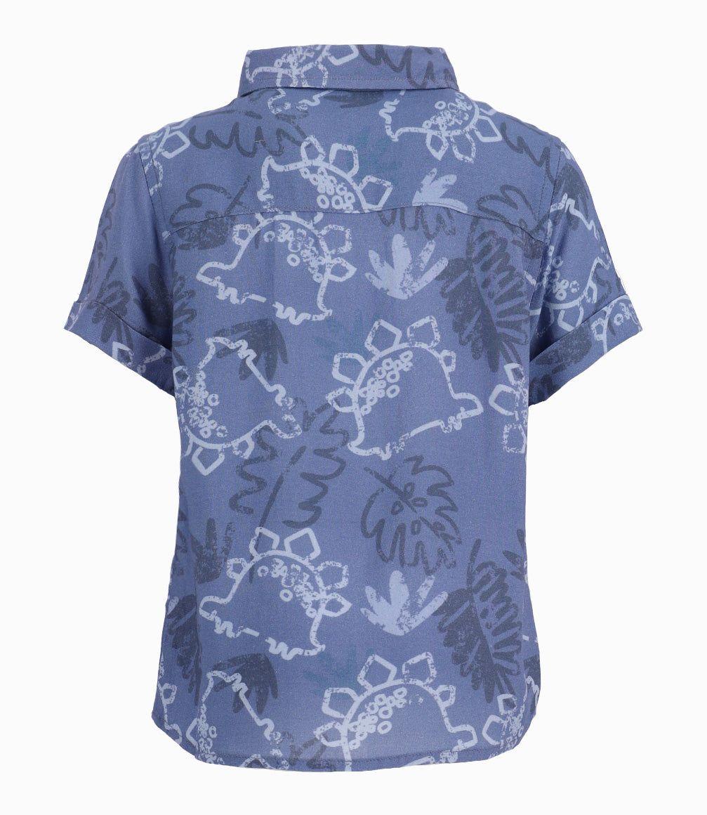 Camisa Bebé Guayabera Con Dinosaurios-6