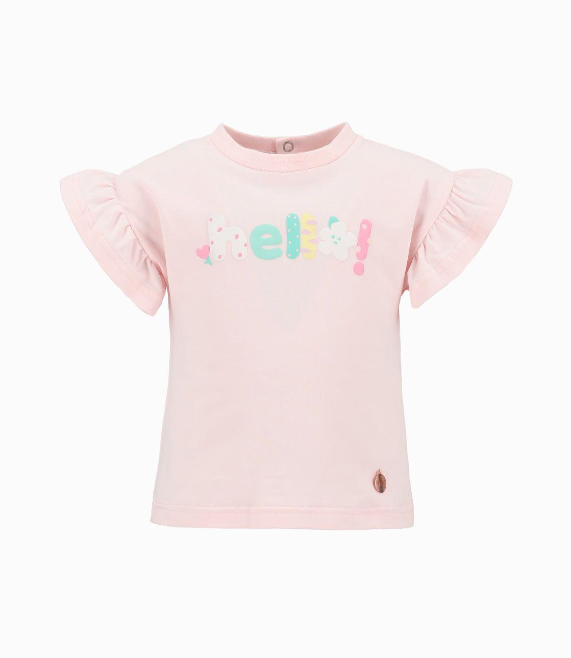 Polera Bebé Niña Con Vuelos Rosado-7
