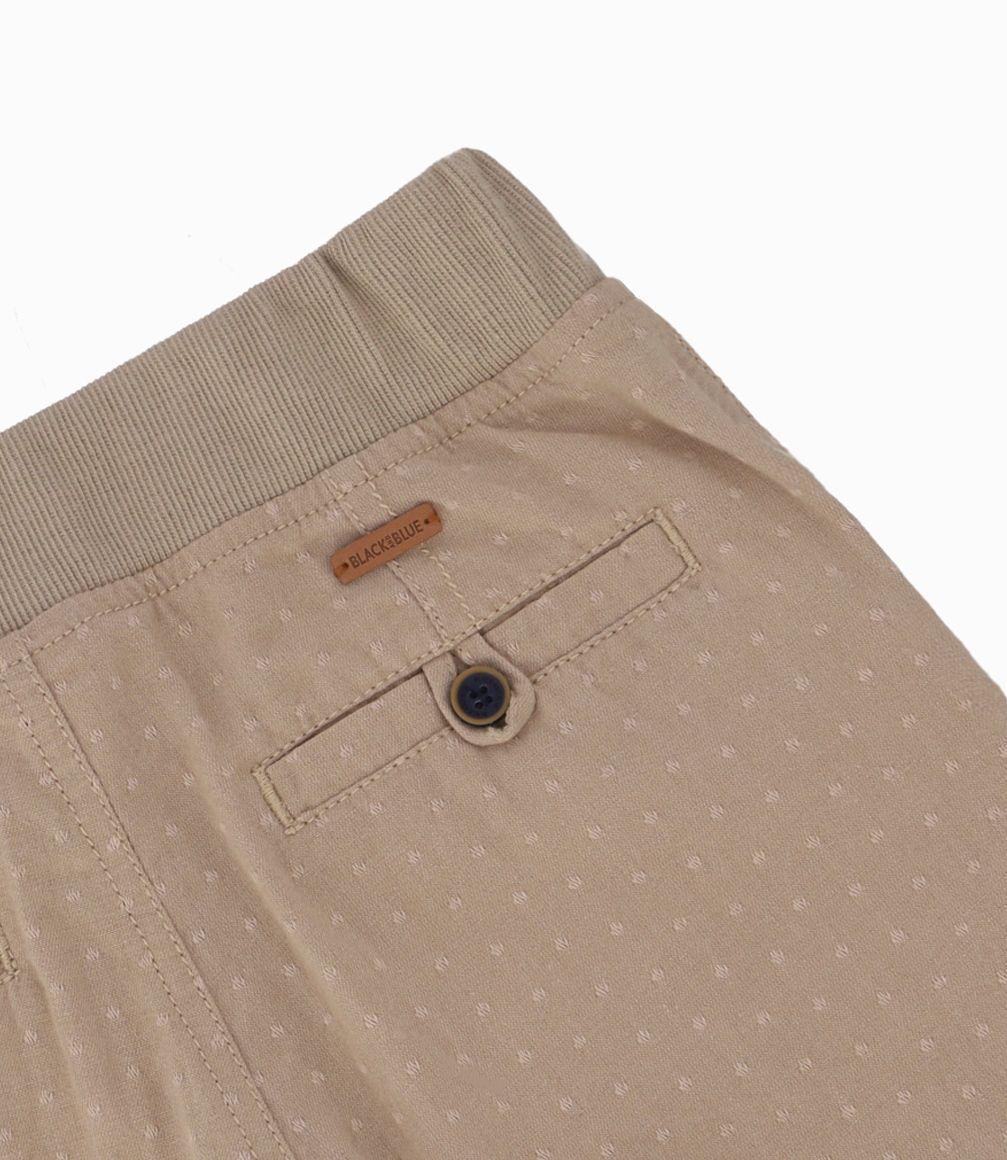 Bermuda Niño Con Bolsillos Seguros Black and Blue Beige-4