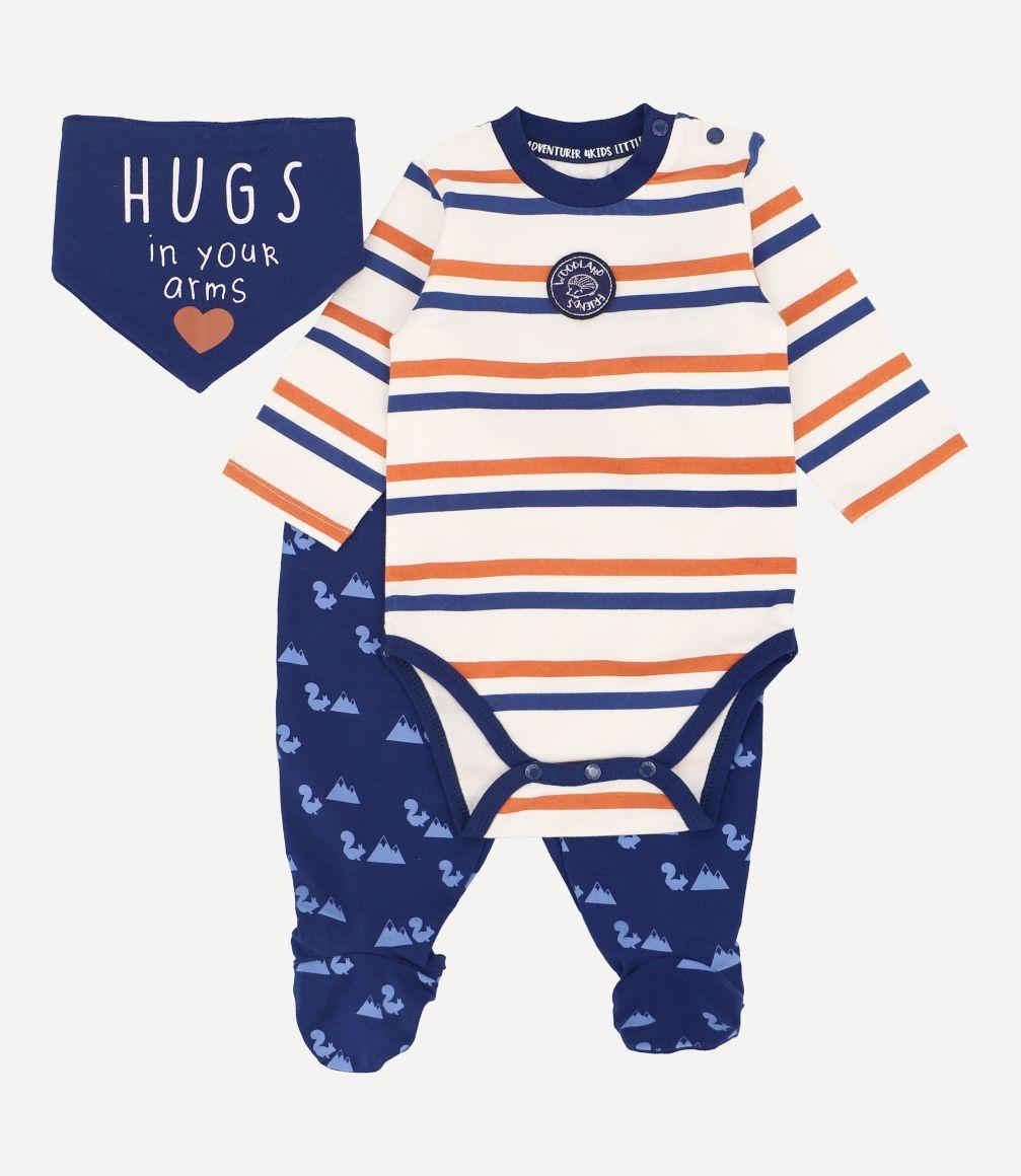 Conjunto Bears All Over Recién Nacido Azul 4 Kids-0