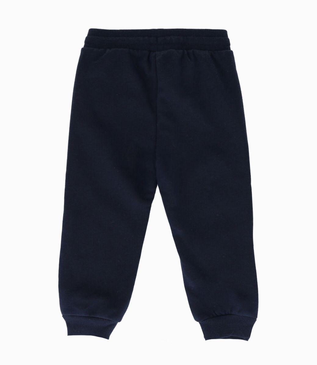 Pantalón de buzo niño básico azul marino Black and Blue-1