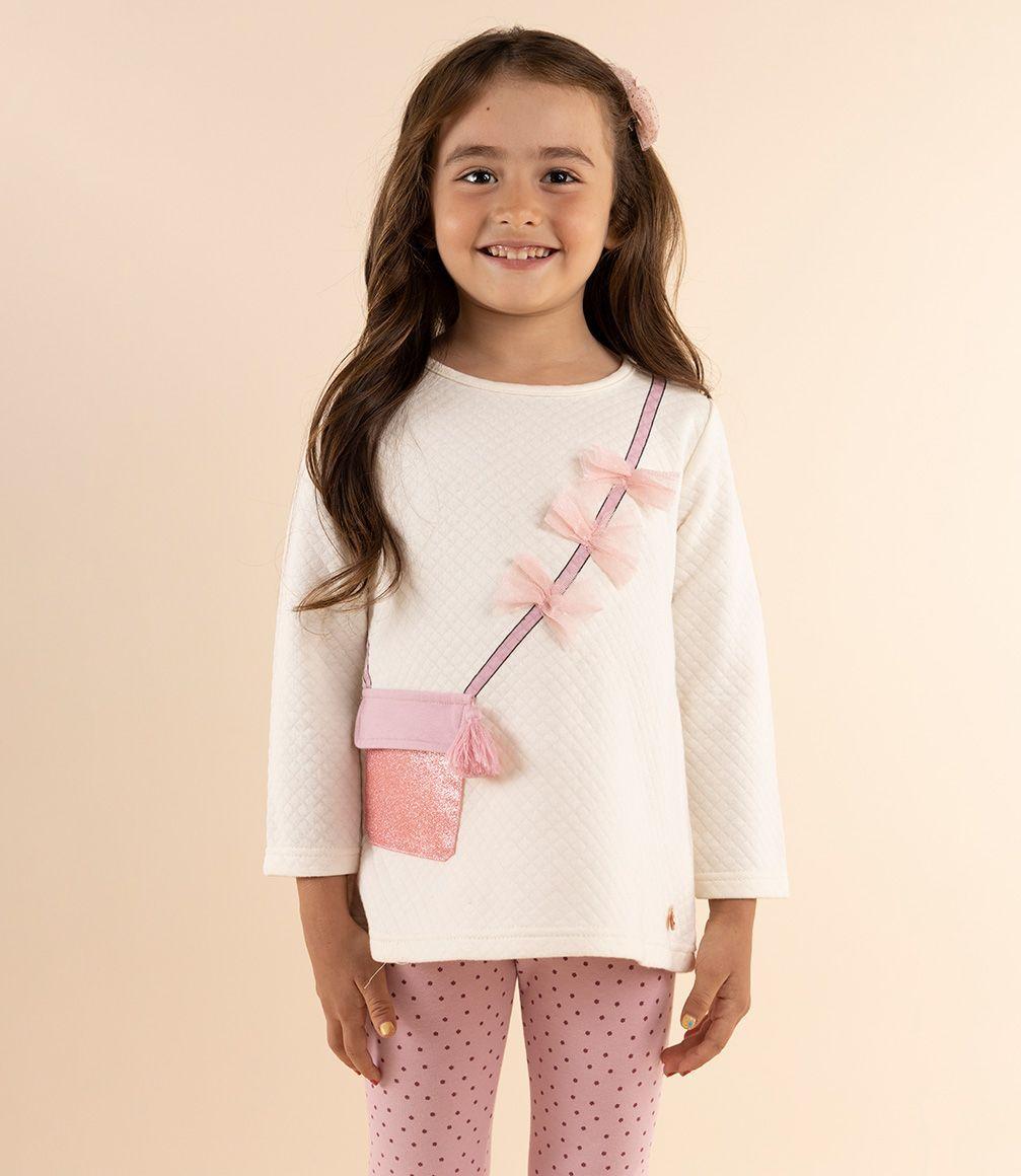 Conjunto Niña Con Monedero Rosado-0