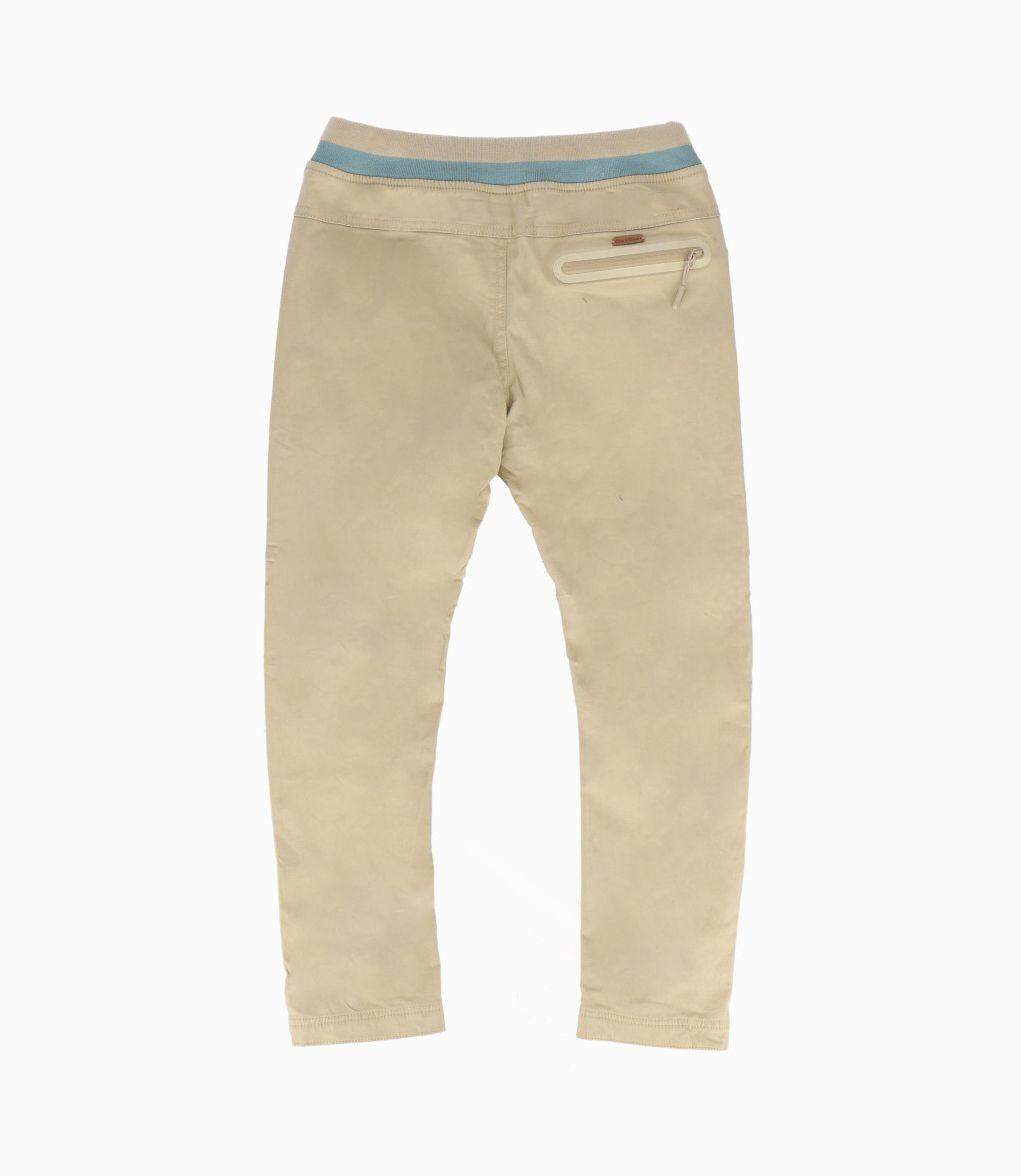 Pantalón niño básico beige Black and Blue-1