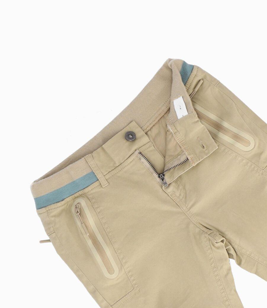 Pantalón niño básico beige Black and Blue-2