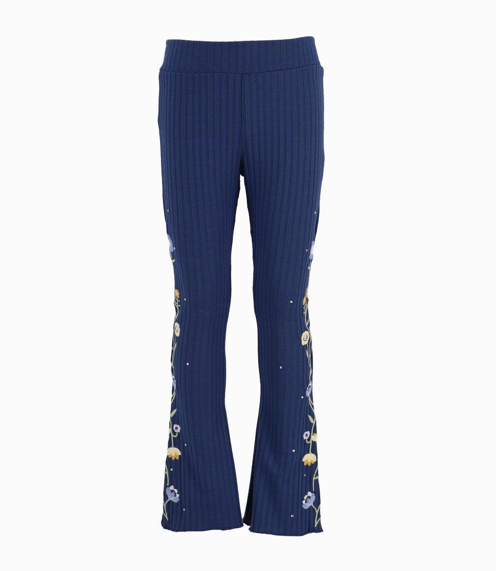 Leggins Acampanados Niña Azul Marino Limonada-0
