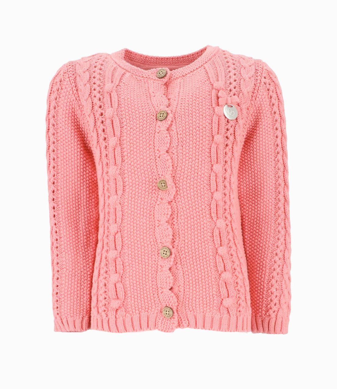 Chaleco niña tejido Coral LIMONADA-1