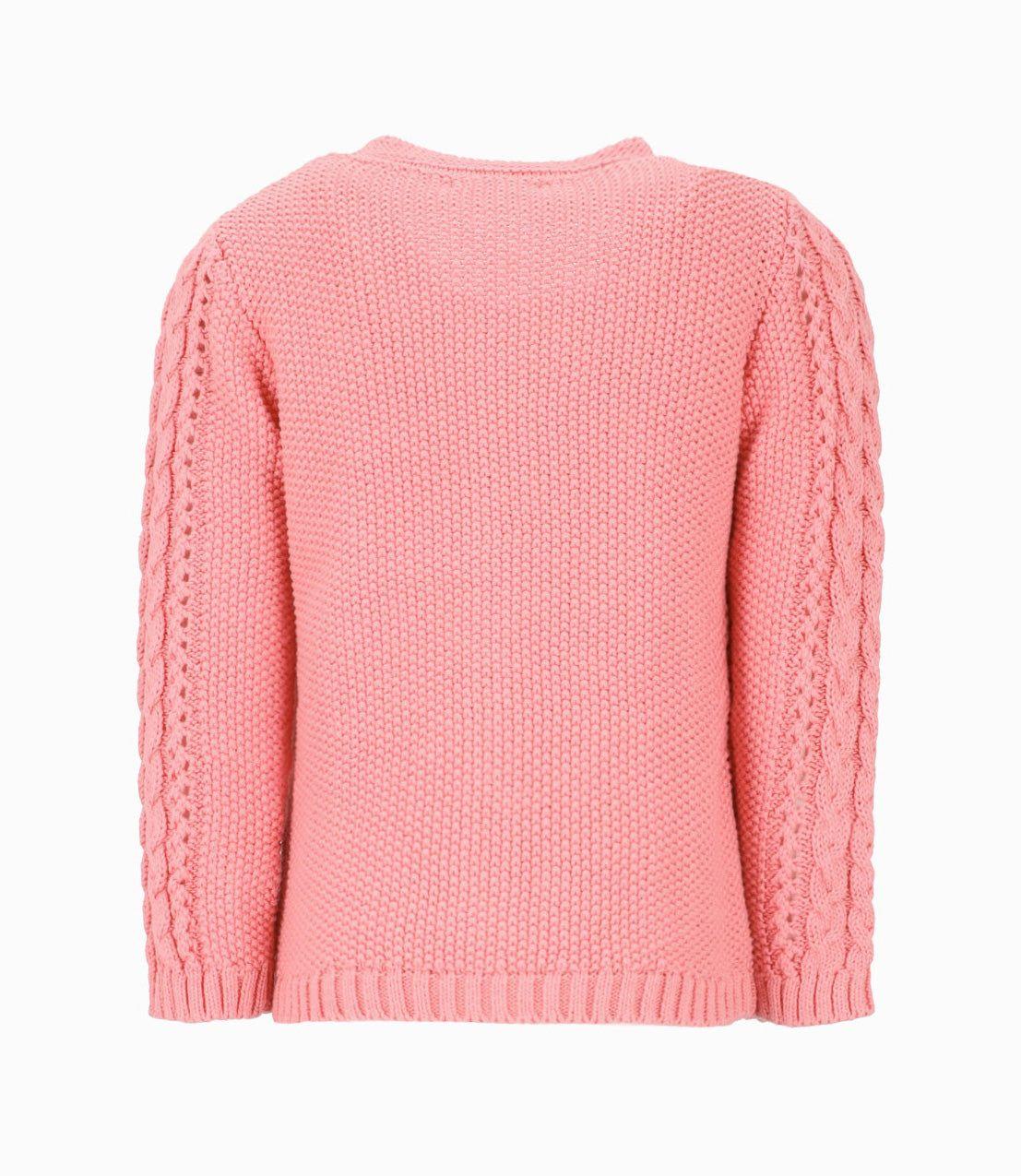 Chaleco niña tejido Coral LIMONADA-2