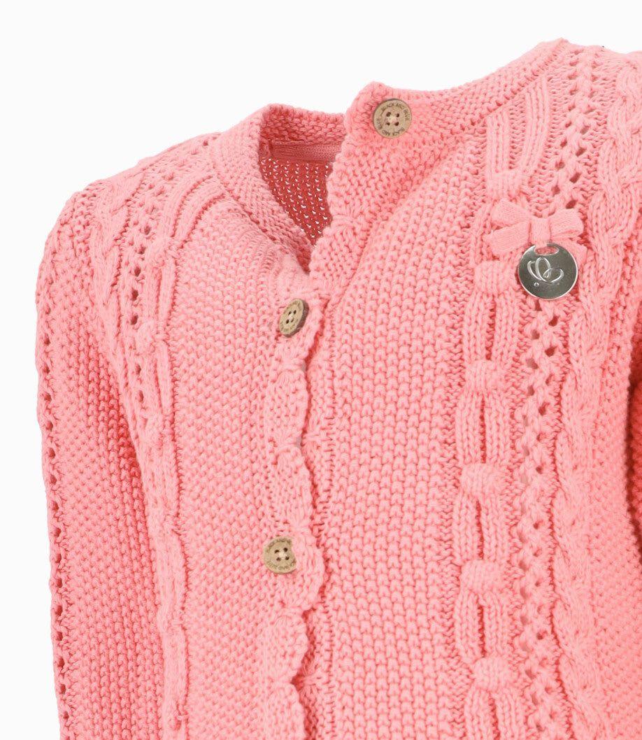 Chaleco niña tejido Coral LIMONADA-3