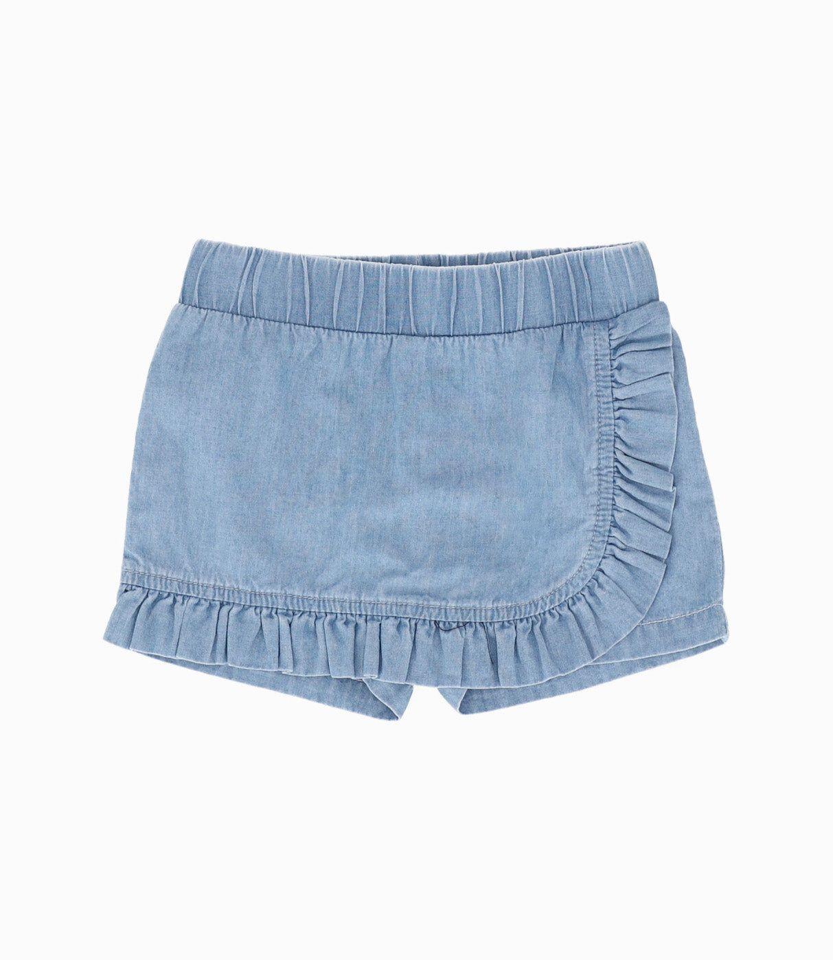 Short bebé falda short celeste 4 Kids-0