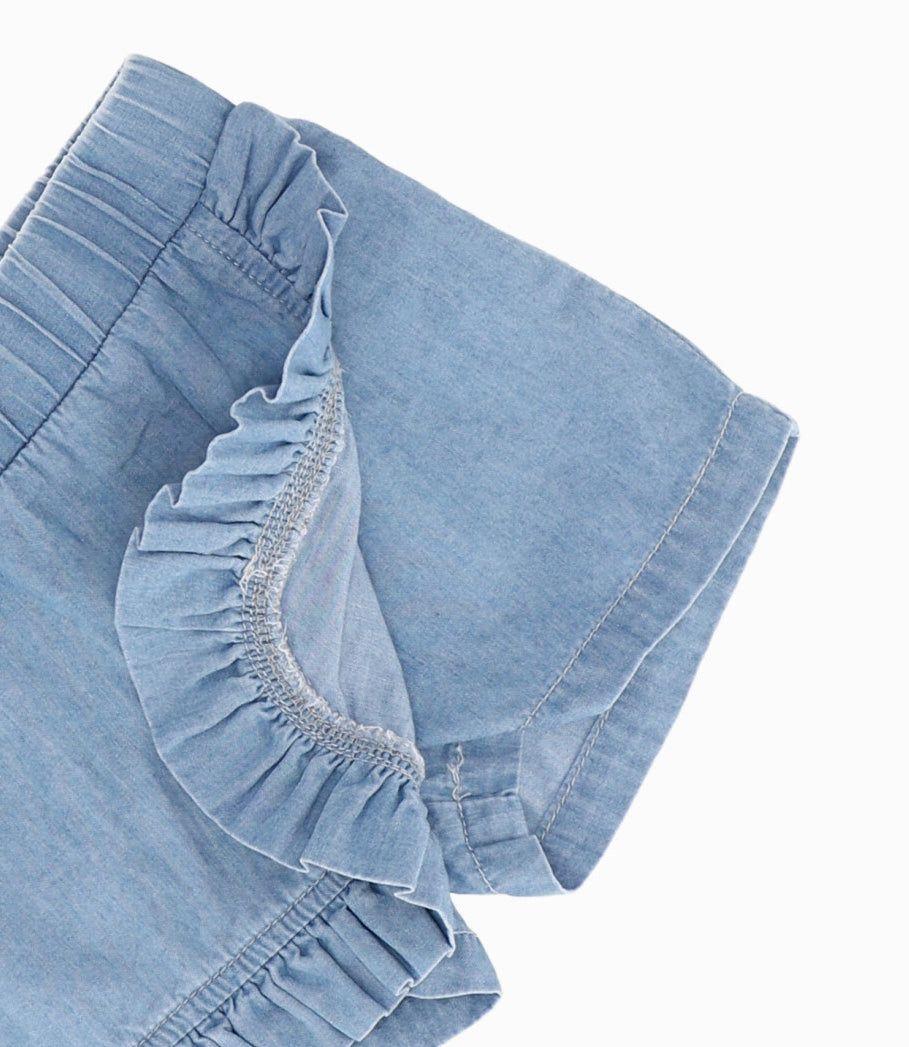 Short bebé falda short celeste 4 Kids-2