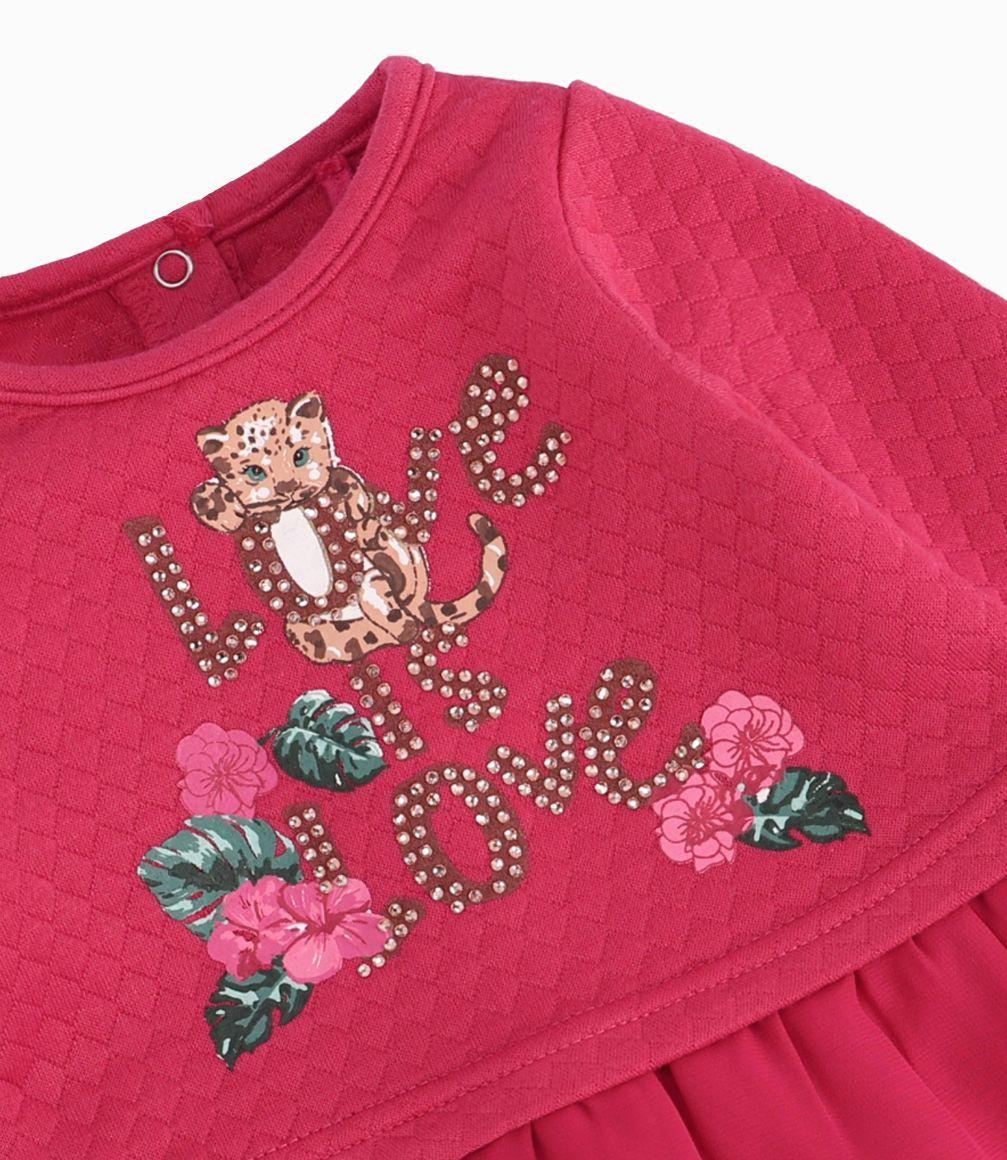 Conjunto Recién Nacida Polera Y Calzas Limonada Frutilla-1
