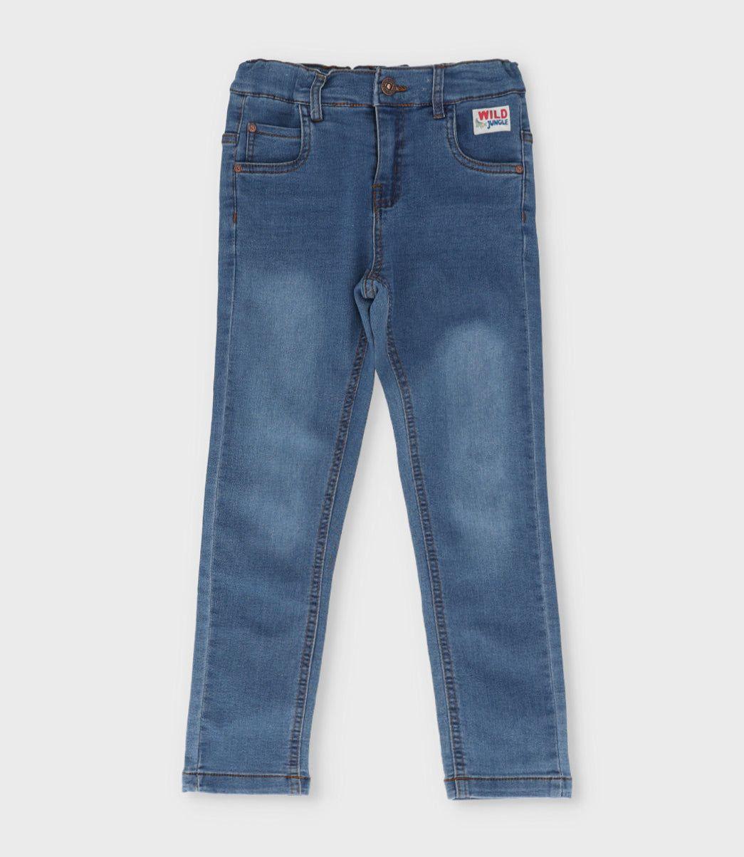 Jeans niño recto celeste Black and Blue-0