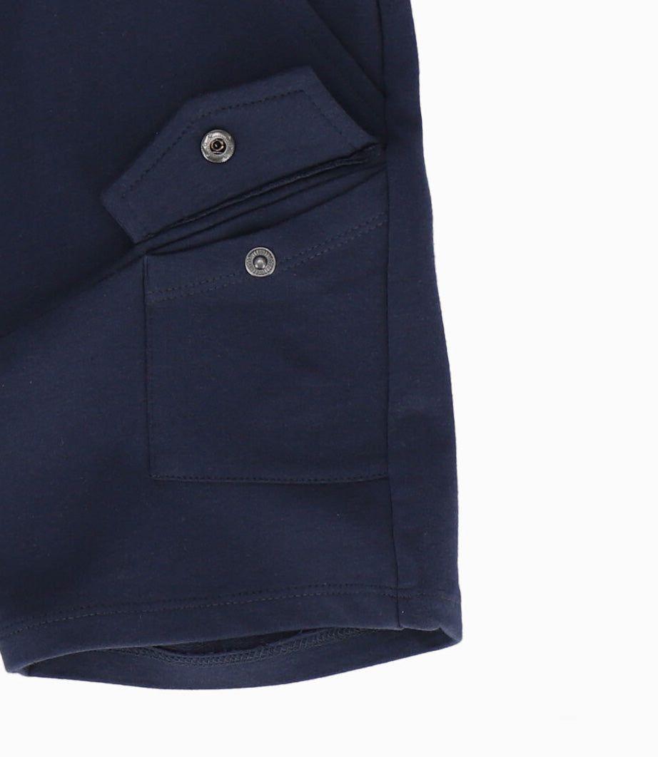 Bermuda niño con bolsillo azul marino 4 Kids-2