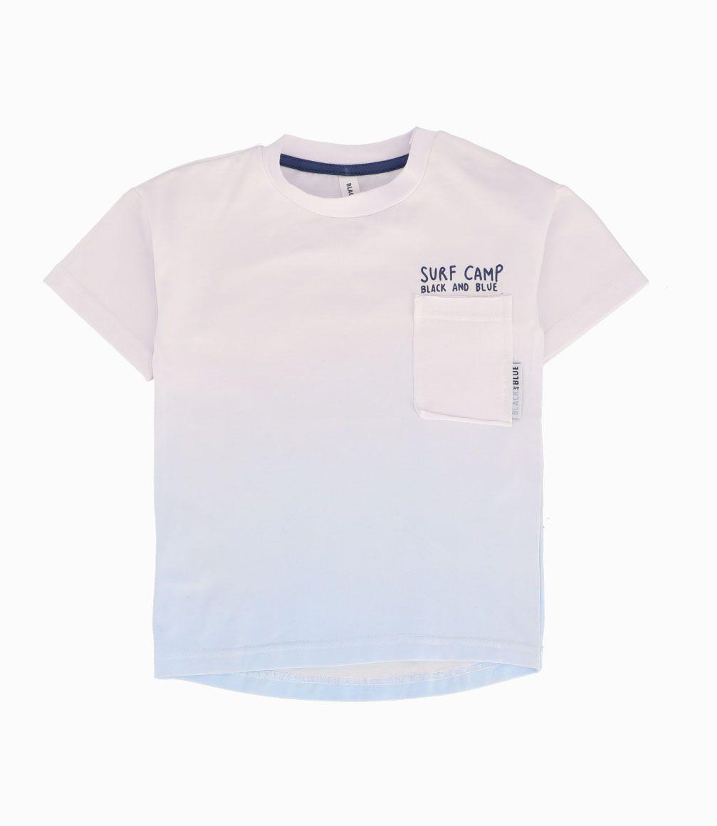 Polera Degradé Niño Celeste Black and Blue-1
