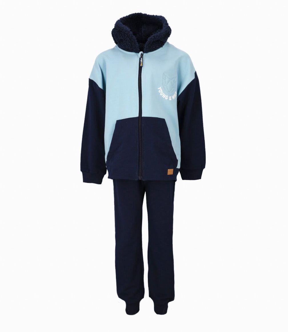 Buzo niño forest celeste Black and Blue-0