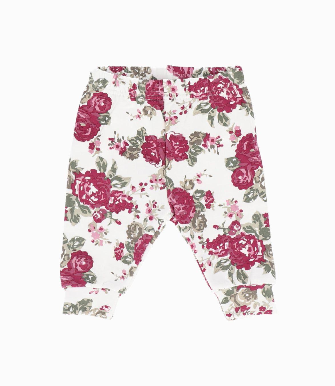 Conjunto buzo recién nacida de polerón y pantalón burdeo Limonada-3