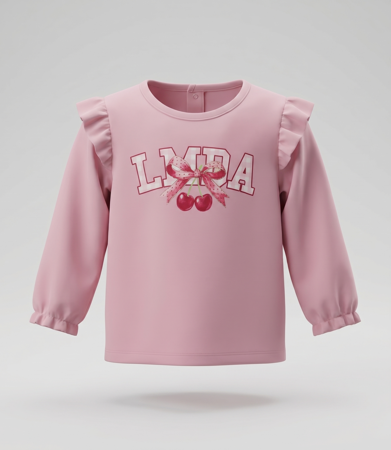 Polera manga larga bebé cherry L12011270402 rosado Limonada-1