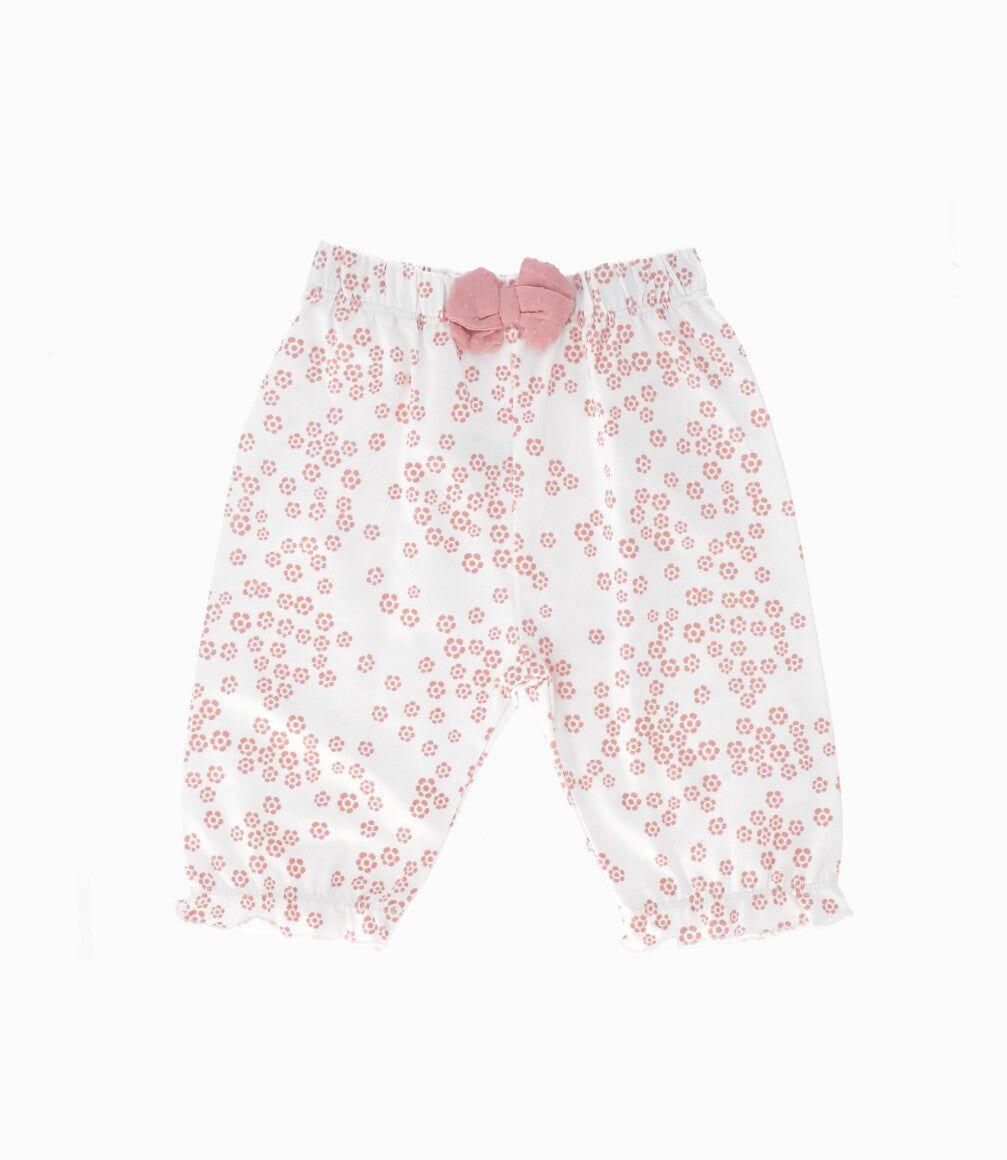 Conjunto recién nacida de polera y pantalón rosado Limonada-3