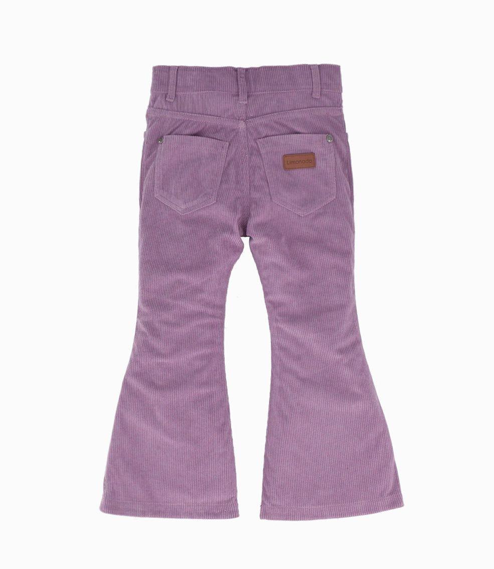 Pantalón niña de cotelé morado Limonada-2