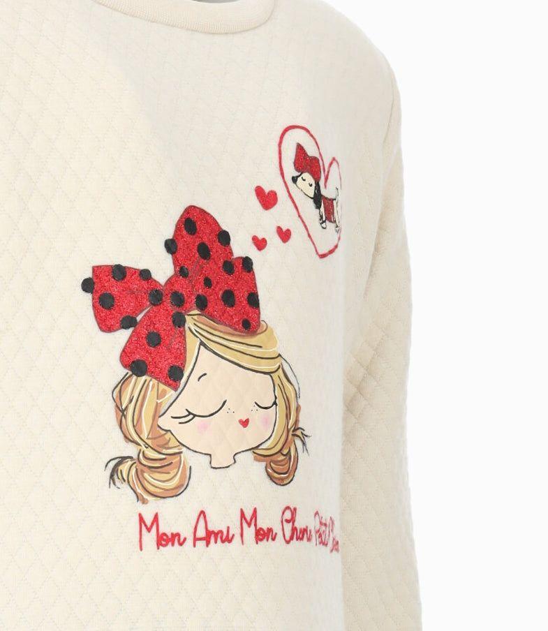 Buzo bebés con diseño beige Limonada-2